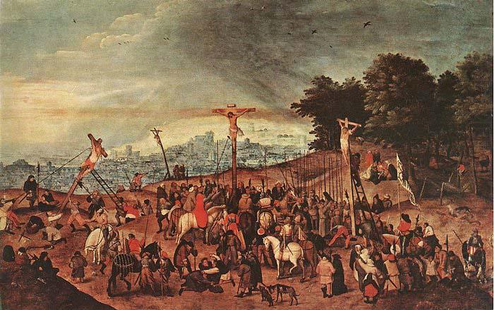 BRUEGHEL, Pieter the Younger Crucifixion china oil painting image